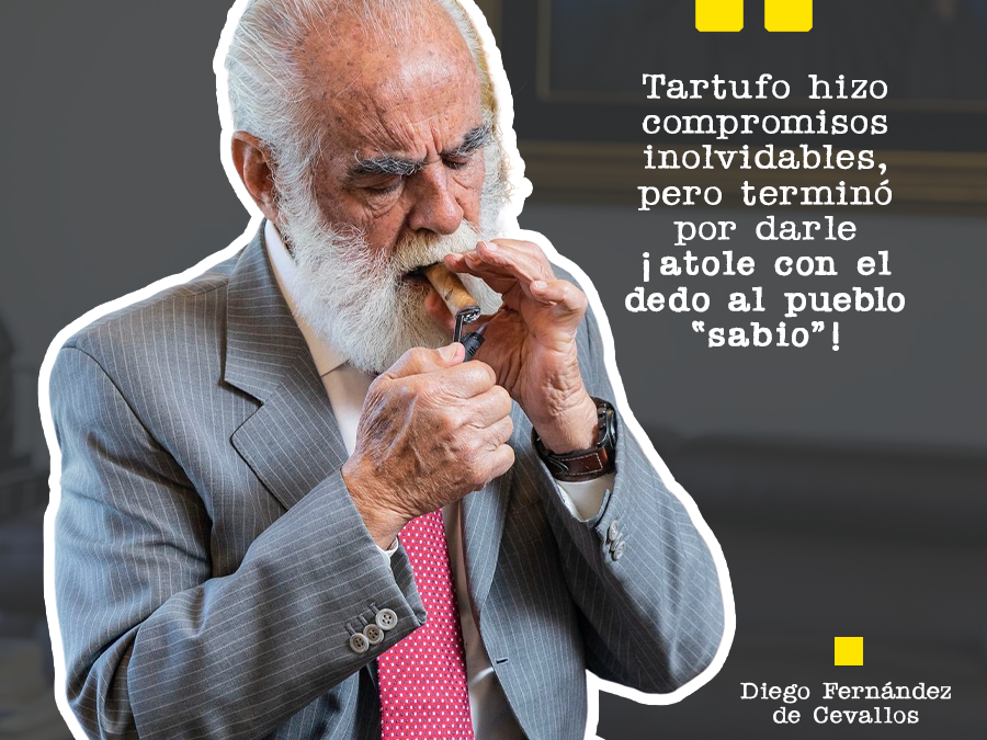 ¡Atole con el dedo al pueblo “sabio”!